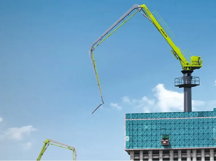 CONCRETE PUMP, PLACING BOOM, & SPIDER BOOM